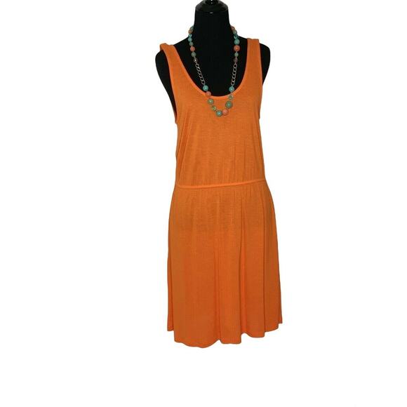 H&M orange tank top mini dress Size Small S - Picture 6 of 11